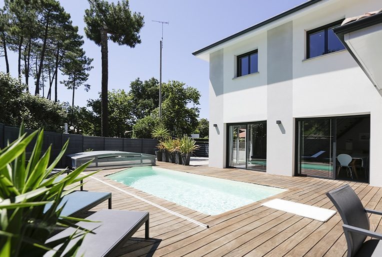 Villa-neu-capbreton-location-piscine